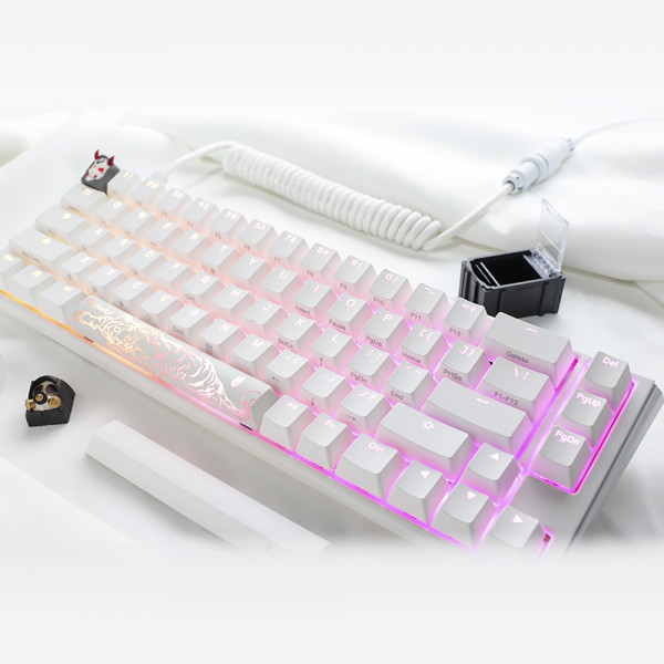 Ducky One 3 SF RGB Pure White Cherry MX Clear Switch (RU Layout)  